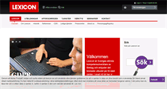 Desktop Screenshot of lexicon.se