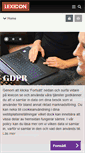 Mobile Screenshot of lexicon.se