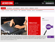 Tablet Screenshot of lexicon.se
